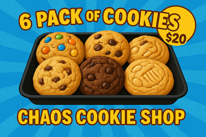6 pack of cookies - Porch or Event sale